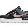 NIKE AIR FORCE 1 SHADOW BLACK METALLIC