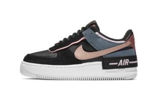 Nike AIR FORCE 1 SHADOW BLACK METALLIC