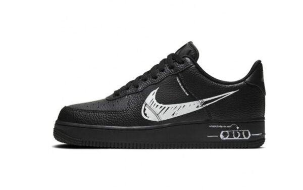 NIKE AIR FORCE 1 SKETCH BLACK