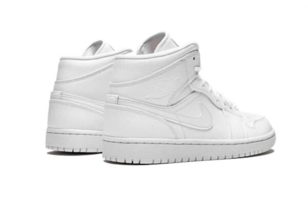 AIR JORDAN 1 MID TRIPLE WHITE