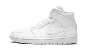 AIR JORDAN 1 Mid TRIPLE WHITE