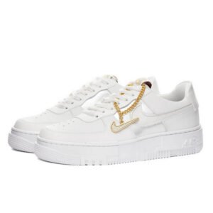 NIKE AIR FORCE 1 PIXEL Gold CHAIN