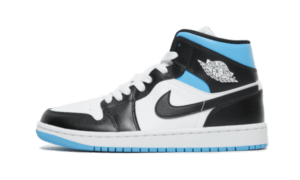 Nike Air Jordan 1 Mid Royal Black And Blue