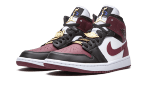 AIR JORDAN 1 MID se BLACK DARK BEETROOT