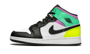 AIR JORDAN 1 Mid PASTEL BLACK TOE