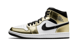 AIR JORDAN 1 Mid WHITE METALLIC GOLD