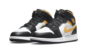 AIR JORDAN 1 Mid WHITE POLLEN BLACK