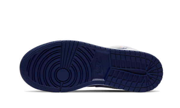 ⁦Air Jordan 1 Mid White Laser Orange Deep Royal Blue⁩ – תמונה ⁦3⁩