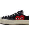 converse chuck taylor all star 70s ox comme des garcons play black graal spotter