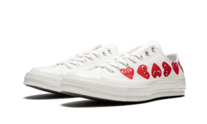 Chuck Taylor All-star 70s Ox Comme Des Garçons Play Multi-heart White