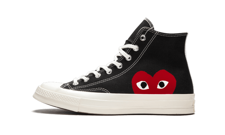 converse chuck taylor all star 70s hi comme des garcons play black graal spotter