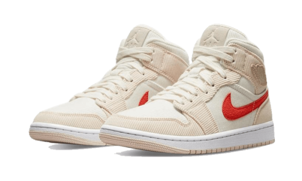 ⁦Air Jordan 1 Mid Corduroy⁩ – תמונה ⁦2⁩