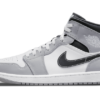 air jordan mid light smoke grey