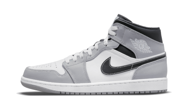air jordan mid light smoke grey