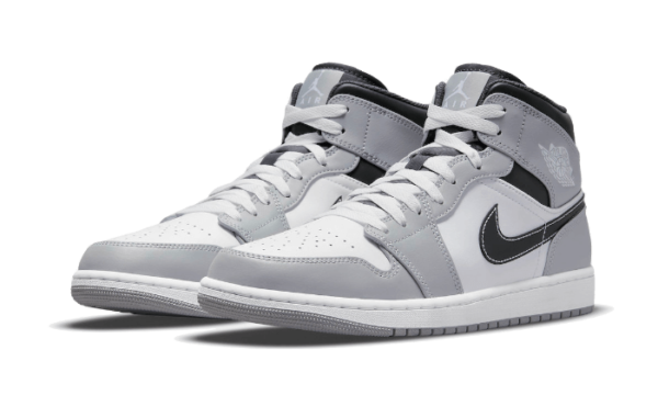 ⁦Air Jordan 1 Mid Light Smoke Grey (2022)⁩ – תמונה ⁦2⁩