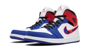 Air Jordan 1 Mid Multicolor Swoosh