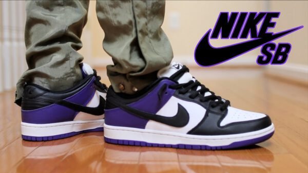 ⁦Dunk SB Low Court Purple⁩ – תמונה ⁦3⁩