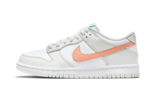 Dunk Low White Bone Peach Aqua