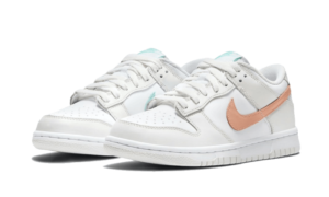 Dunk Low White Bone Peach Aqua