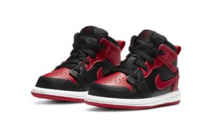 Air Jordan 1 Mid Kids Banned Black Red