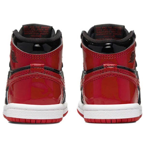 ⁦Air Jordan 1 High Kids Patent Red⁩ – תמונה ⁦4⁩