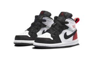 Air Jordan 1 Mid Kids White Red