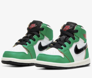 Air Jordan 1 High Kids Lucky Green