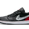 air jordan low brushstroke swoosh black graal spotter