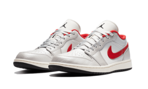 Air Jordan 1 Low Brushstroke Swoosh Black