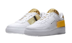 Nike Air Force 1 Low Drop Type White Gold Yellow