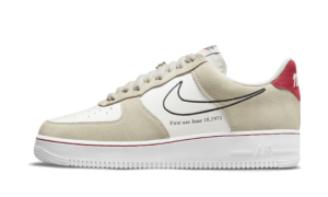 Nike Air Force 1 Low First Use Light Sail Red