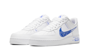Nike Air Force 1 Low Sketch Blue Swoosh
