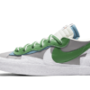 nike blazer low sacai medium grey classic green graal spotter