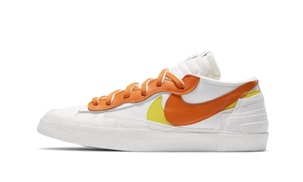 nike blazer low sacai white magma orange graal spotter